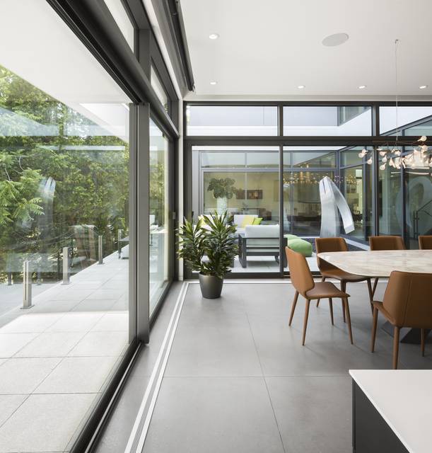 Menuiseries aluminium et bois — Réalisation JLR Menuiseries Angers