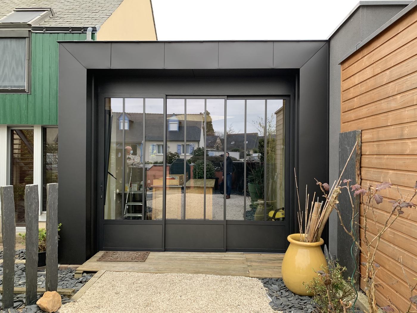 Réalisation JLR — Baie vitrée aluminium