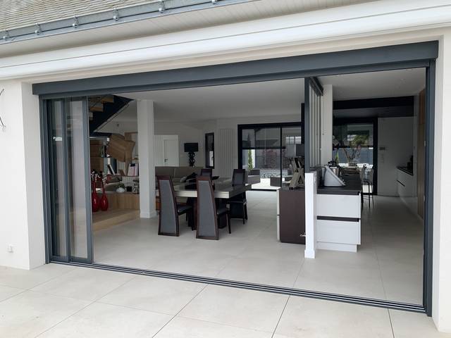 Menuiseries aluminium et bois — Réalisation JLR Menuiseries Angers