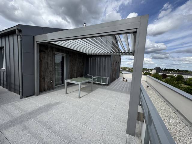 Pergola, préau et marquise — Réalisation JLR Menuiseries Angers