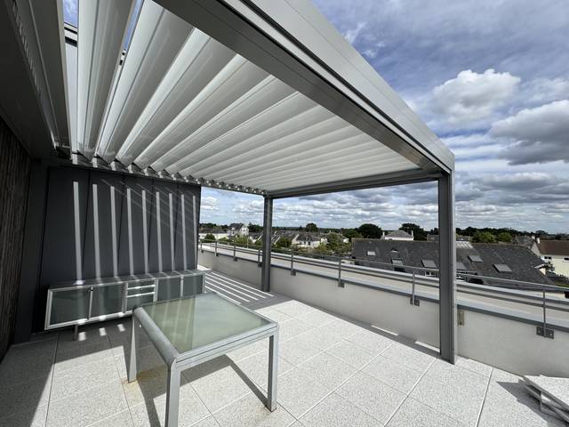 Pergola, préau et marquise — Réalisation JLR Menuiseries Angers