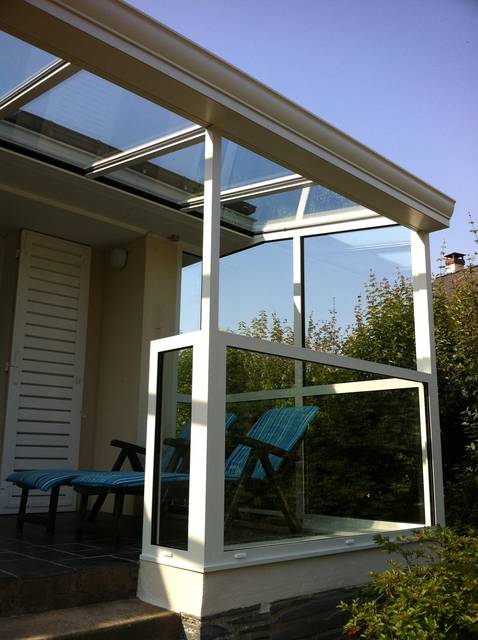 Pergola, préau et marquise — Réalisation JLR Menuiseries Angers