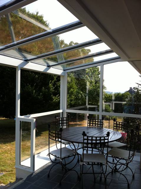 Pergola, préau et marquise — Réalisation JLR Menuiseries Angers